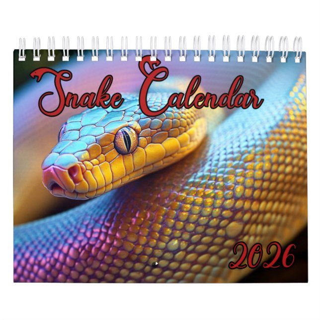 Schlangenkalender 2025 kalender (Titelbild)