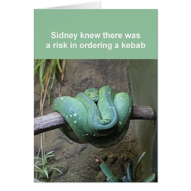 Schlangenkarte (Vorne)