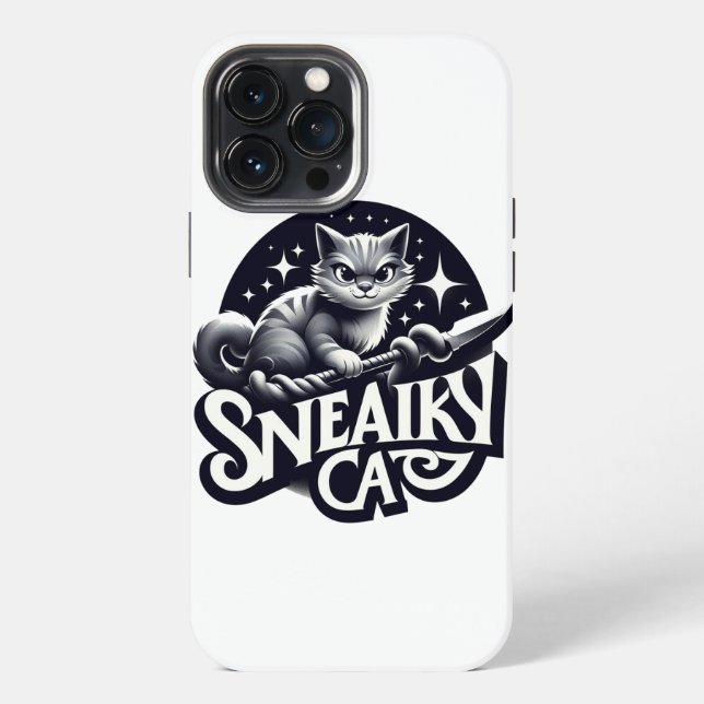 Schlangenkatze iPhone 13 Pro Max Hülle (Rückseite)