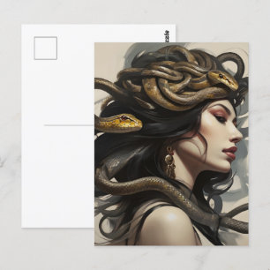 Schlangenkunst Postkarte