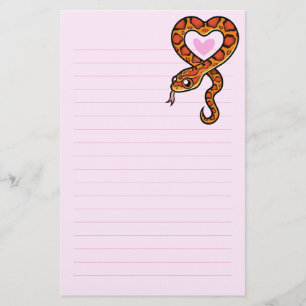 Schlangenliebe Briefpapier