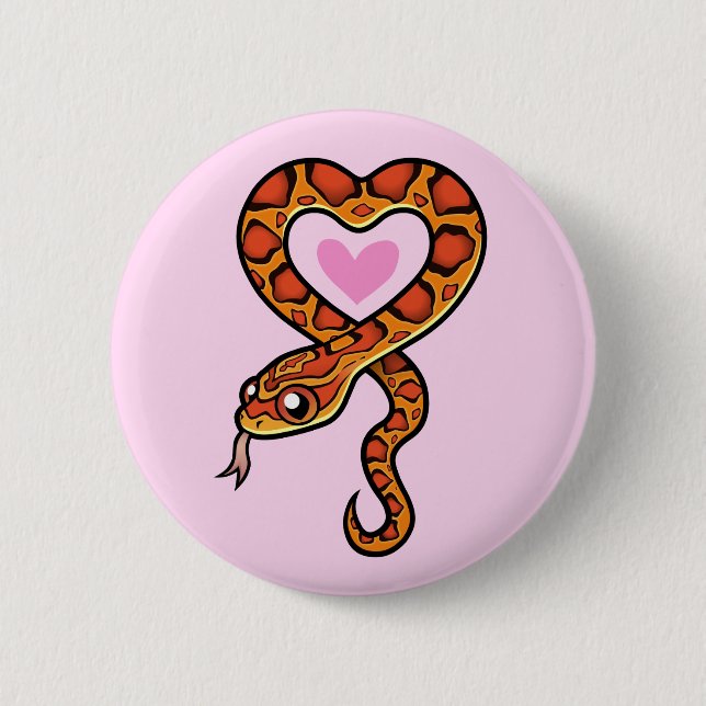 Schlangenliebe Button (Vorderseite)