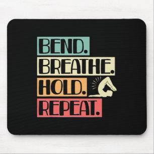 Schlangenmensch Kontorsion Yoga Gymnastik Luftakro Mousepad