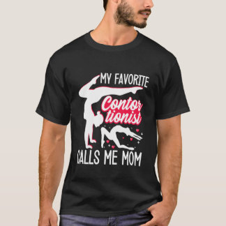 Schlangenmensch-Mama Yoga Turnen Luftakrobatik & L T-Shirt