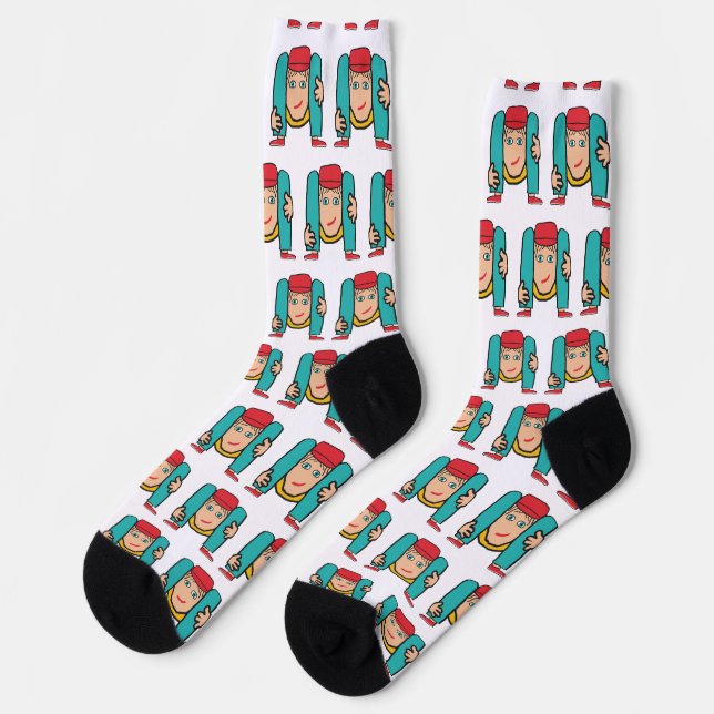Schlangenmensch Socken (Linkes Detail)