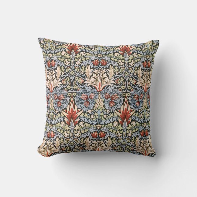 Schlangenmuster (von William Morris) Kissen (Vorderseite)