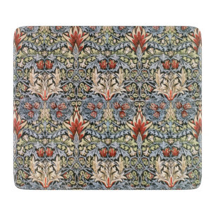 Schlangenmuster (von William Morris) Schneidebrett