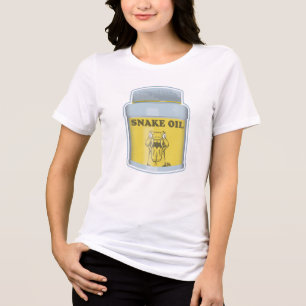 Schlangenöl-Alternativmedizin Tri-Blend Shirt
