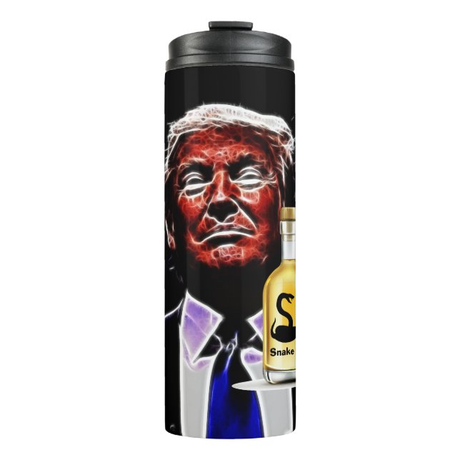 Schlangenöl Verkäufer Thermal Tumbler Thermosbecher (Vorderseite)