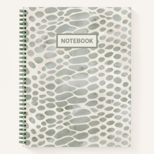 Schlangentierdruck Notizbuch