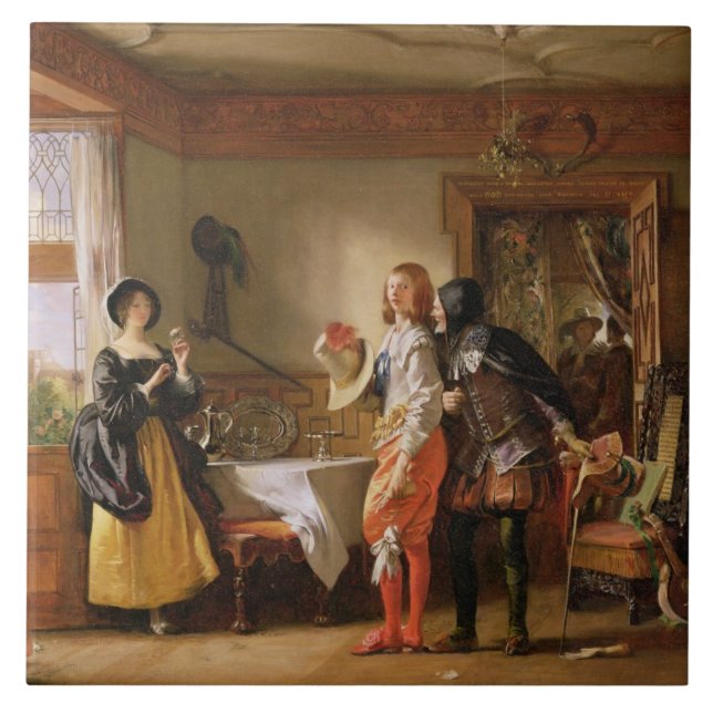 Schlank, mit der Unterstützung von flachem, Fliese (Vorderseite)