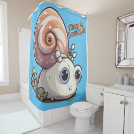 Schlank und liebend duschvorhang