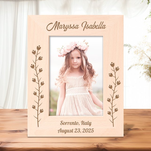 Schlanke Blume Stalk 12x18 Geätzte Rahmen (Von Creator hochgeladen)