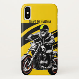 🌆 Schlanker Motorradfahrer beim Beschleunigen Case-Mate iPhone Hülle