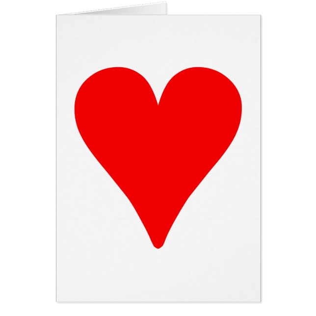 Schlankes Rotes Herz (Vorne)