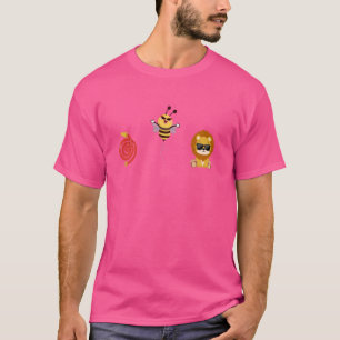 Schlauch Biene Löwe Icons Lustige Hos Lying Pun Be T-Shirt