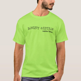 Schlauchboot-Kapitän personalisiert mit Namen T-Shirt