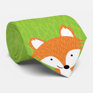 Schlaue kleine Freunde des Waldlandfox Krawatte