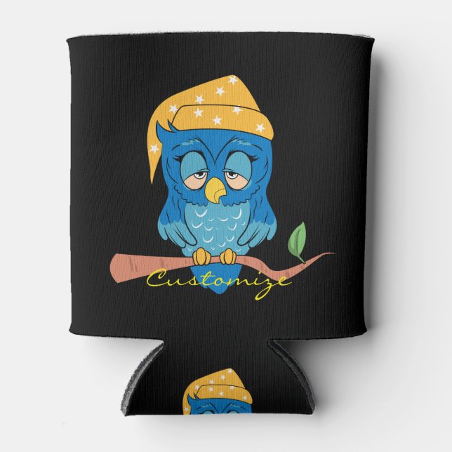 Schlaue Owl Thunder_Cove Dosenkühler (Vorderseite)