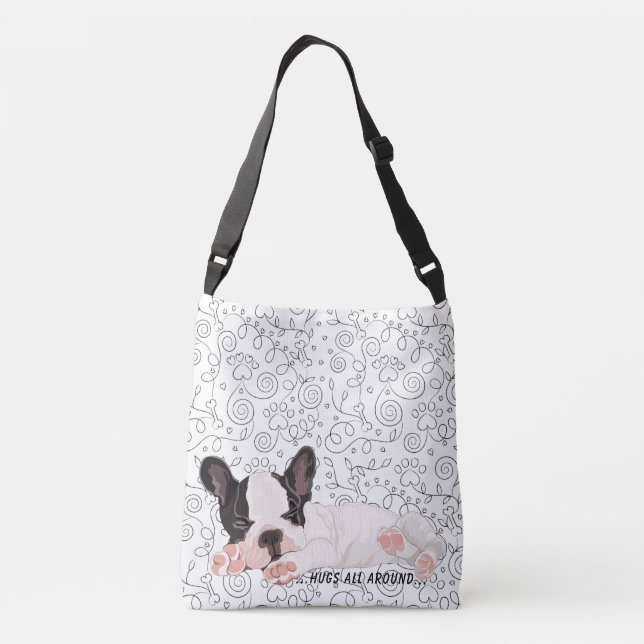 Schlaue Puppy Cuteness Plus Body Bag Tragetaschen Mit Langen Trägern (Rückseite)