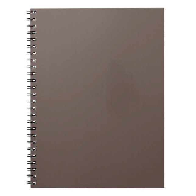 Schlaue Quarzglas neutrale, braune, feste Farbe de Notizblock (Vorderseite)