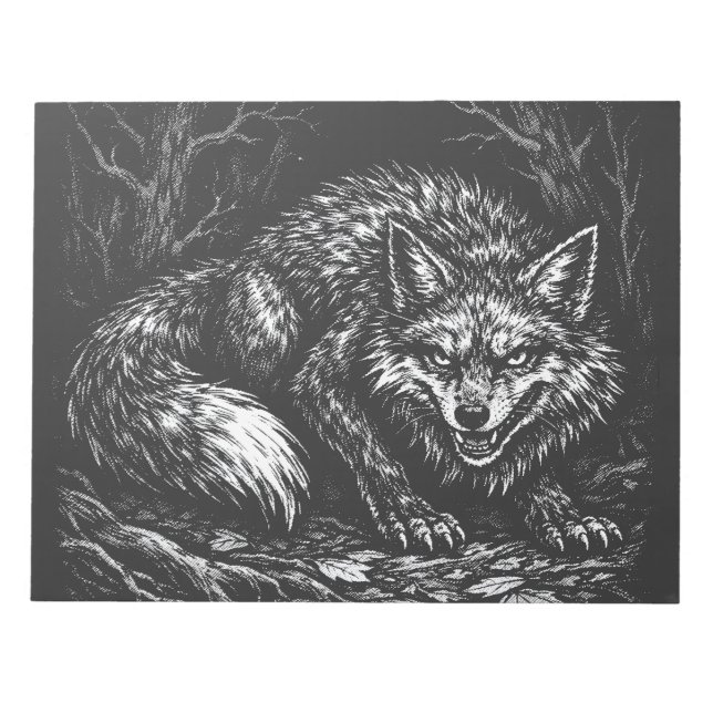 Schlauer Wald Fuchs — von BurnsInHell Notizblock (Vorderseite)