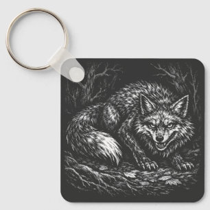 Schlauer Wald Fuchs — von BurnsInHell Schlüsselanhänger