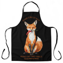 Schlaues Fuchs Grill Apron personalisiert