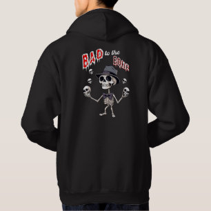 Schlecht am Knochen, lustiges Skelett Hoodie