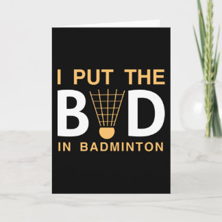 Schlecht in Badminton Karte