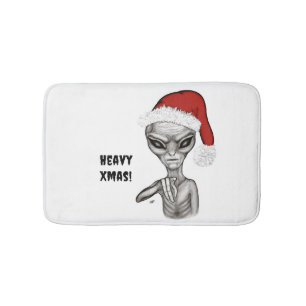 Schlechte Alien, schwere Weihnachten! Badematte