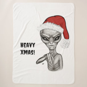 Schlechte Alien, schwere Weihnachten! Sherpadecke