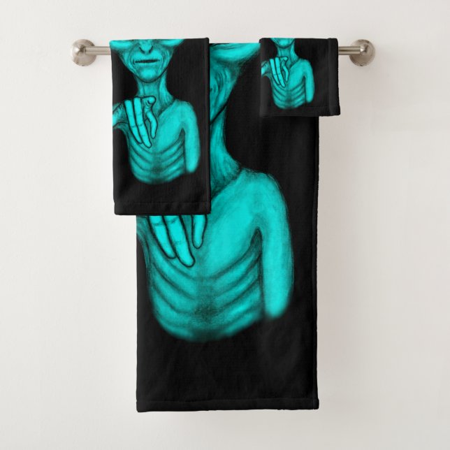 Schlechte Alien, Sie sind als Nächstes dran! Badhandtuch Set (Insitu)