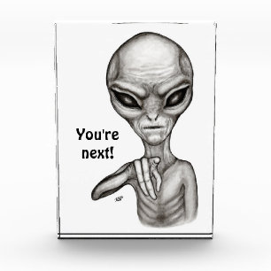 Schlechte Alien, Sie sind als Nächstes dran! Fotoblock