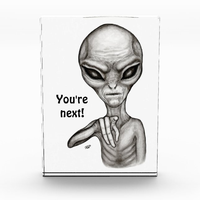 Schlechte Alien, Sie sind als Nächstes dran! Fotoblock (Vorderseite)