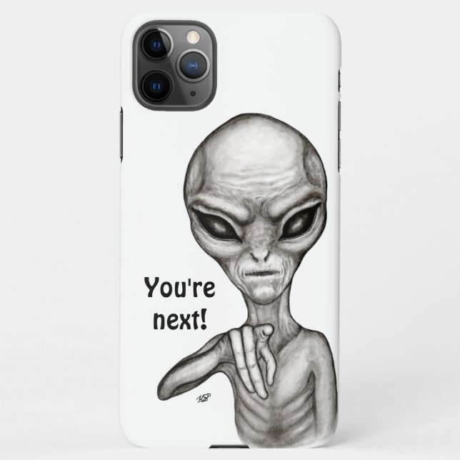 Schlechte Alien, Sie sind als Nächstes dran! iPhone Hülle (Rückseite)