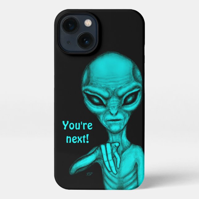 Schlechte Alien, Sie sind als Nächstes dran! iPhone Hülle (Rückseite)