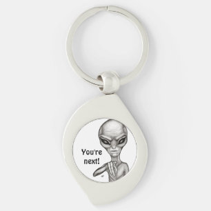 Schlechte Alien, Sie sind als Nächstes dran! Schlüsselanhänger