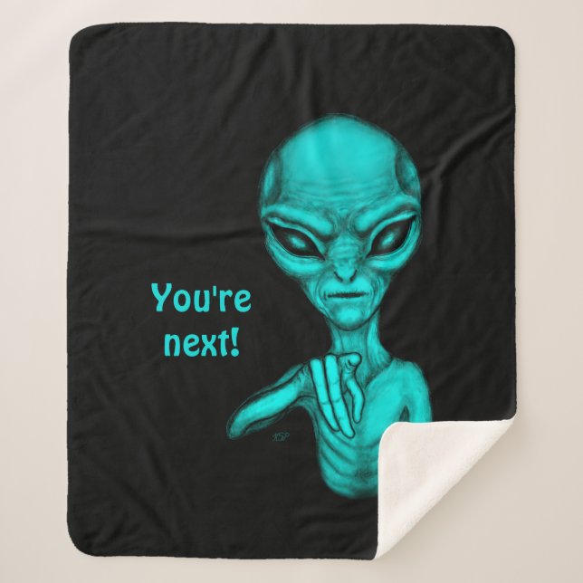 Schlechte Alien, Sie sind als Nächstes dran! Sherpadecke (Vorderseite)