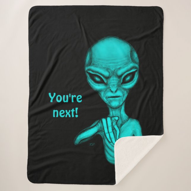 Schlechte Alien, Sie sind als Nächstes dran! Sherpadecke (Vorderseite)
