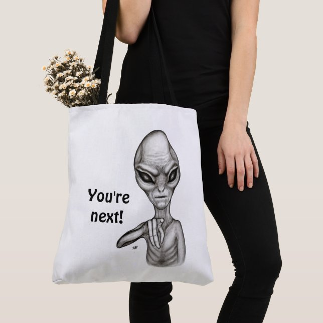 Schlechte Alien, Sie sind als Nächstes dran! Tasche (Von Nahem)