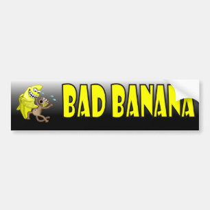 schlechte Banane Autoaufkleber