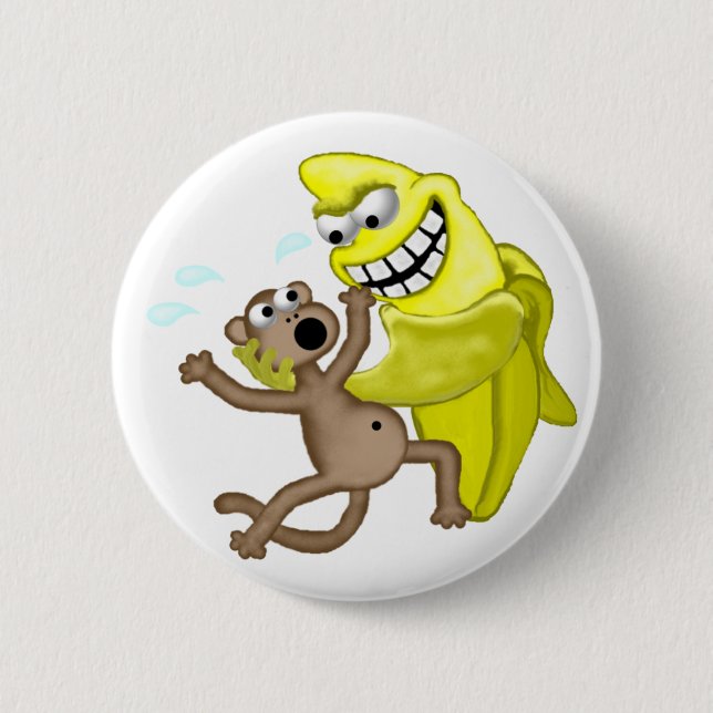 schlechte Banane Button (Vorderseite)