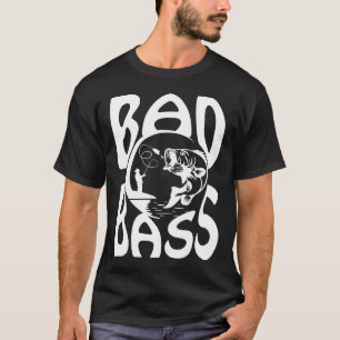 Schlechte Bass SVG Benutzerdefinierte Farbe T-Shirt