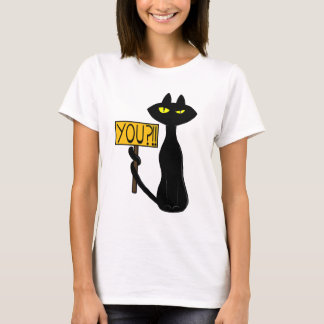 Schlechte Boogie -Die Katze- "Du?!!" lustige T-Shi T-Shirt