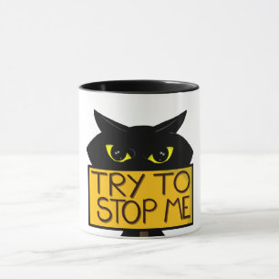 Schlechte Boogie -Die Katze- "Versuche es" lustige Tasse