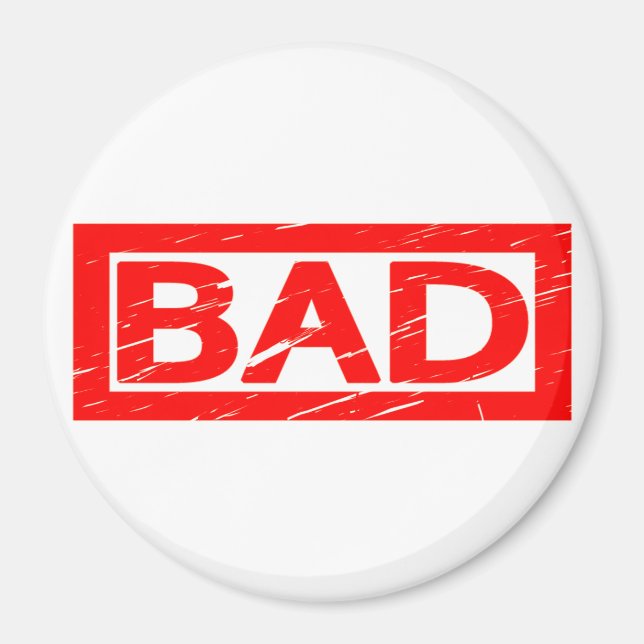 Schlechte Briefmarke Magnet (Vorne)