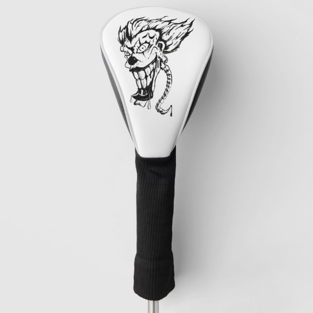 Schlechte Clown Golf-Kopf-Abdeckung Golf Headcover (Vorderseite)