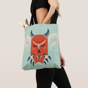 Schlechte Dämon-Maske - traditioneller Bulgare Tasche