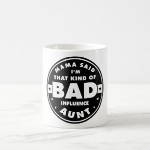 Schlechte Einflusstante Kaffeetasse